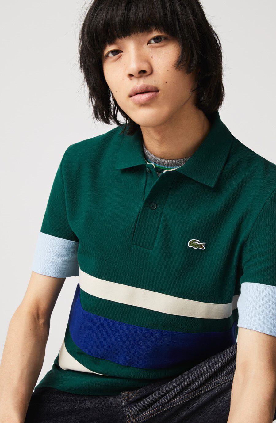 lacoste polo top