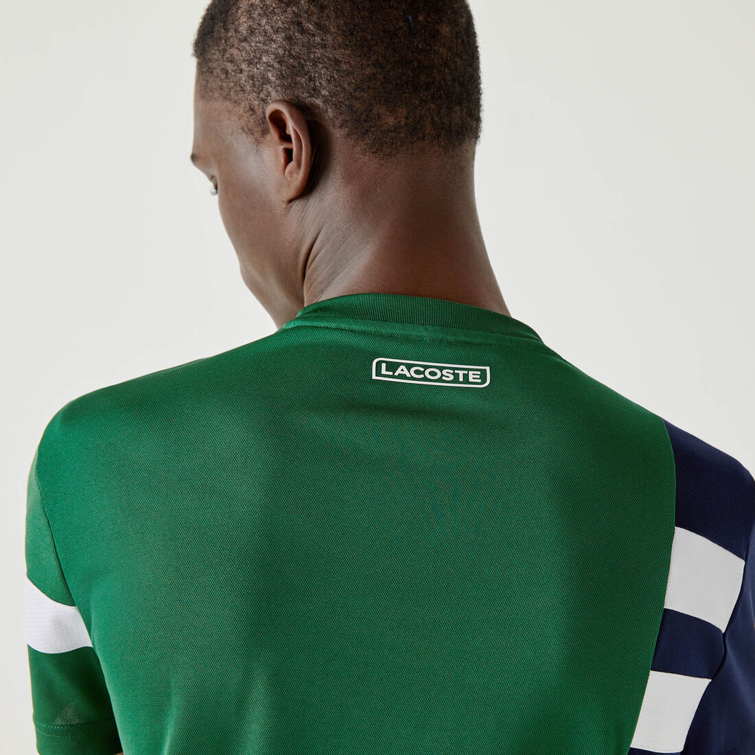 Men's Lacoste SPORT Colourblock Breathable Piqué Tennis T-shirt Men's Lacoste SPORT Colourblock Breathable Piqué Tennis T-shirt