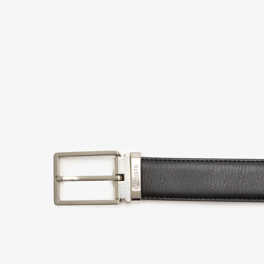 طقم هدايا حزام لاكوست بإبزيمين بسن للرجال Men's Lacoste Two Pin Buckle Belt Gift Set - RC4050-371