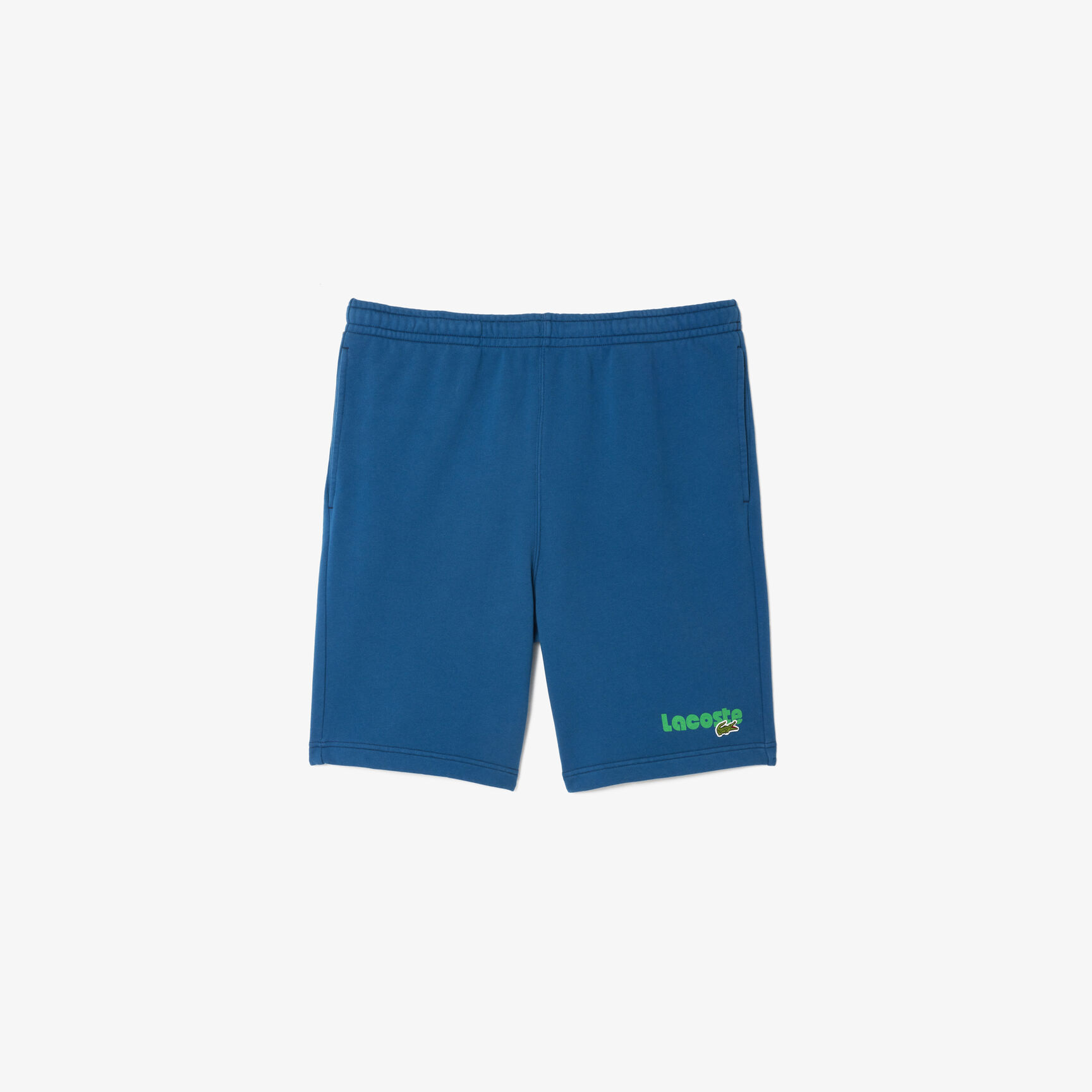 Washed Effect Lacoste Print Jogger Shorts - GH7526-00-HBM