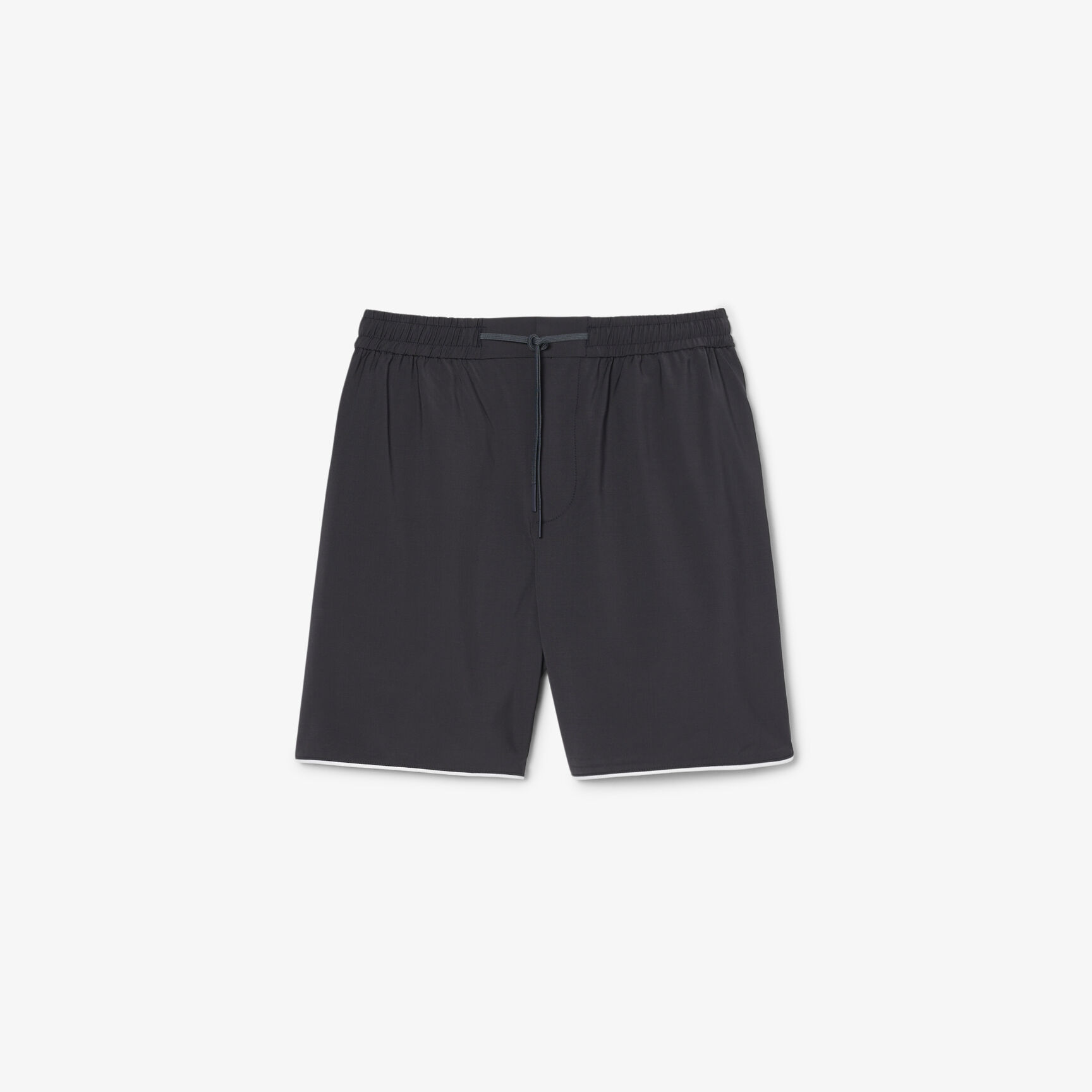 شورت من مزيج الصوف بقصة مريحة Relaxed Fit Wool Blend Shorts - GH1966-00-S5T
