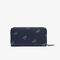 Zipped Croc Print Wallet لاكوست zipped croc print wallet