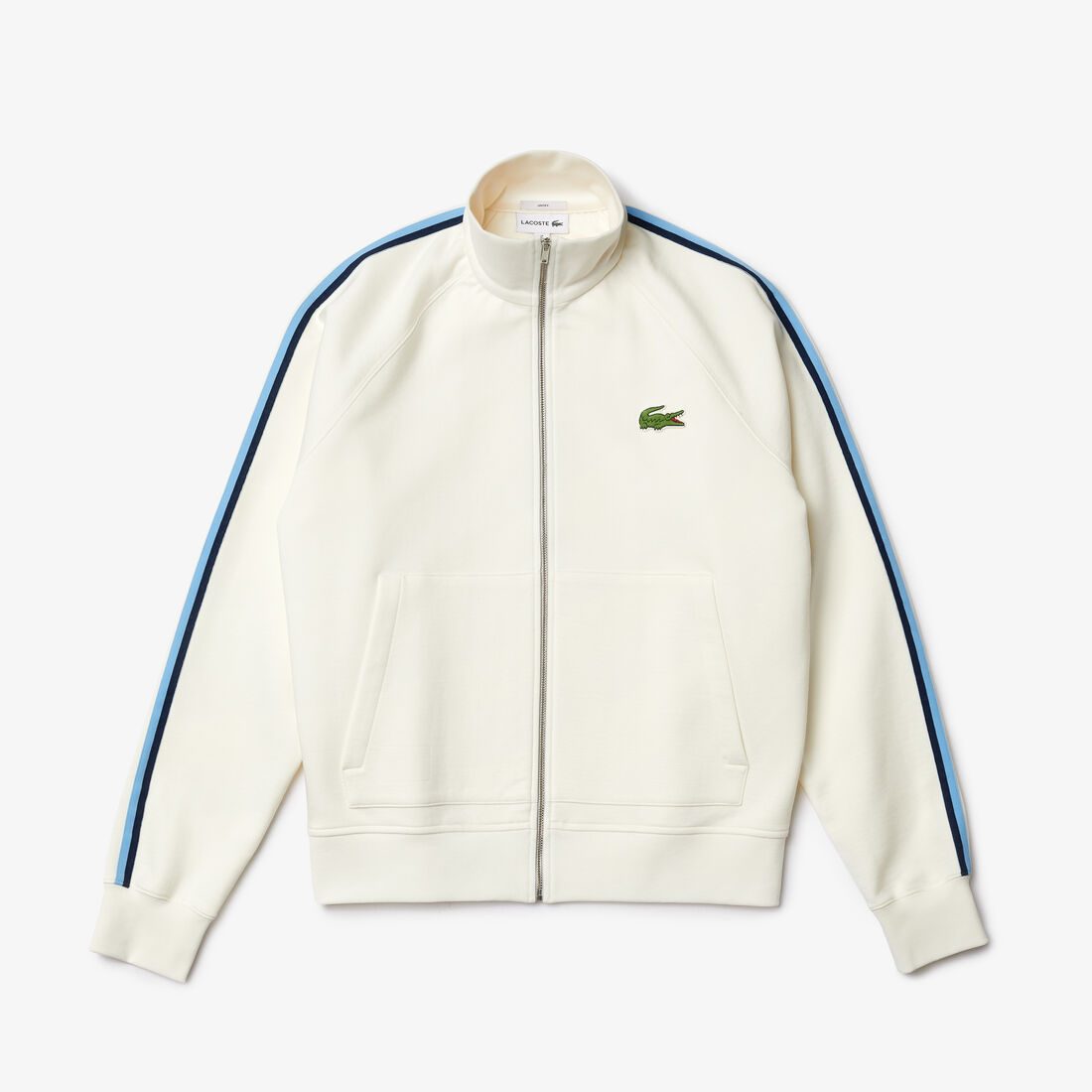 سويت شيرت بسحاب من القطن العضوي برقبة عالية للجنسين