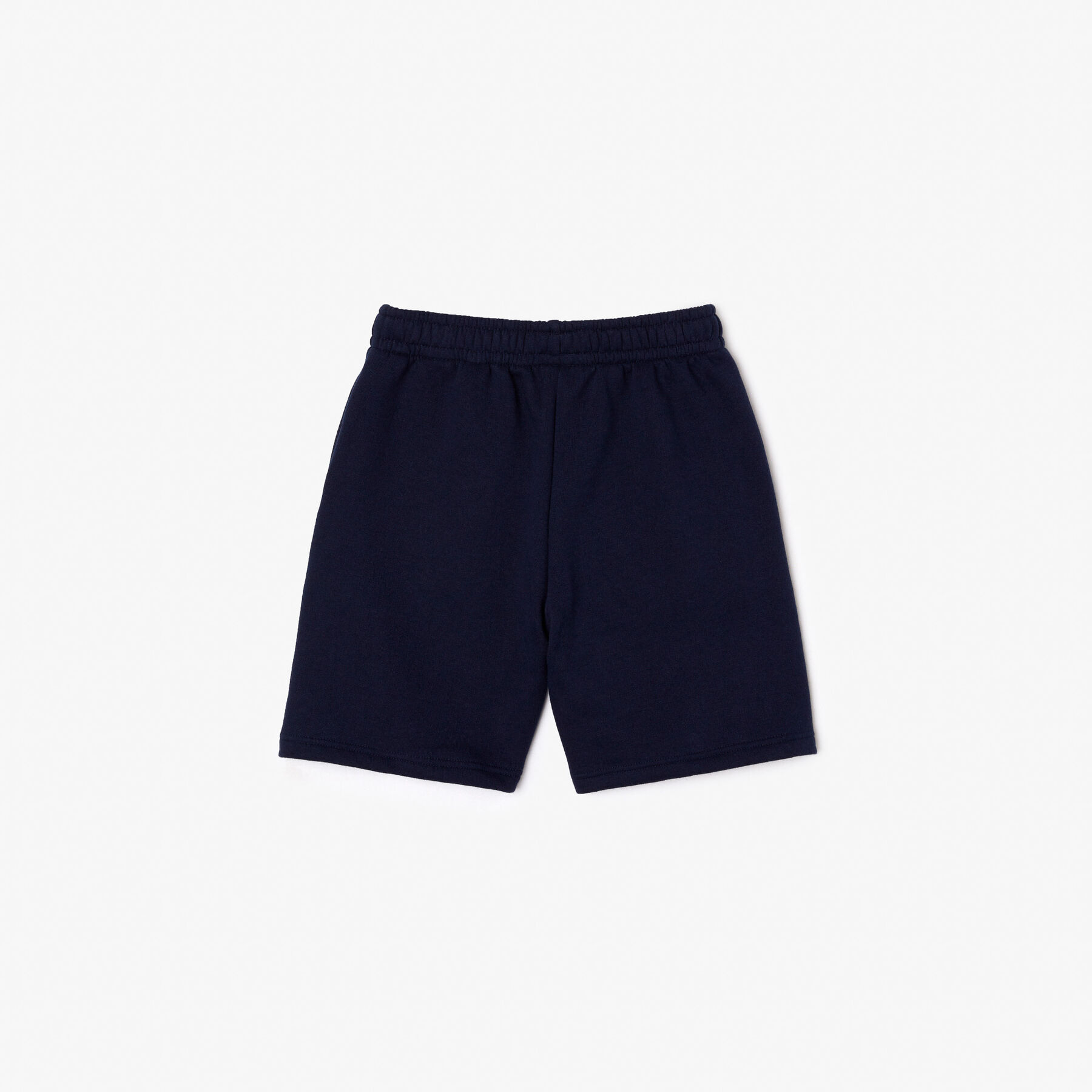 kids  lacoste organic brushed cotton fleece shorts