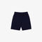 kids  lacoste organic brushed cotton fleece shorts
