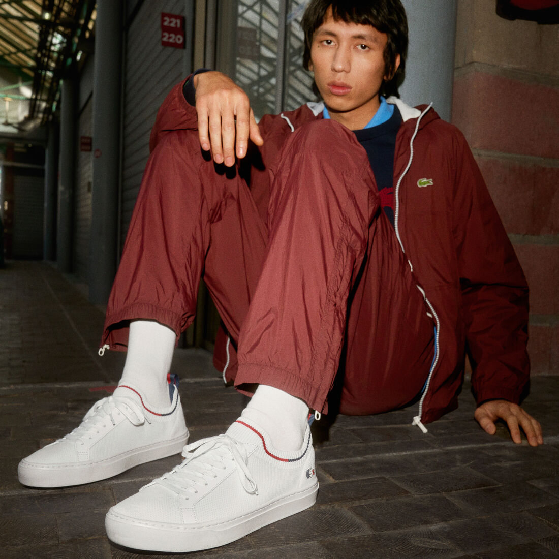 Men's La Pique Textile Tricolour Trainers Men's La Pique Textile Tricolour Trainers