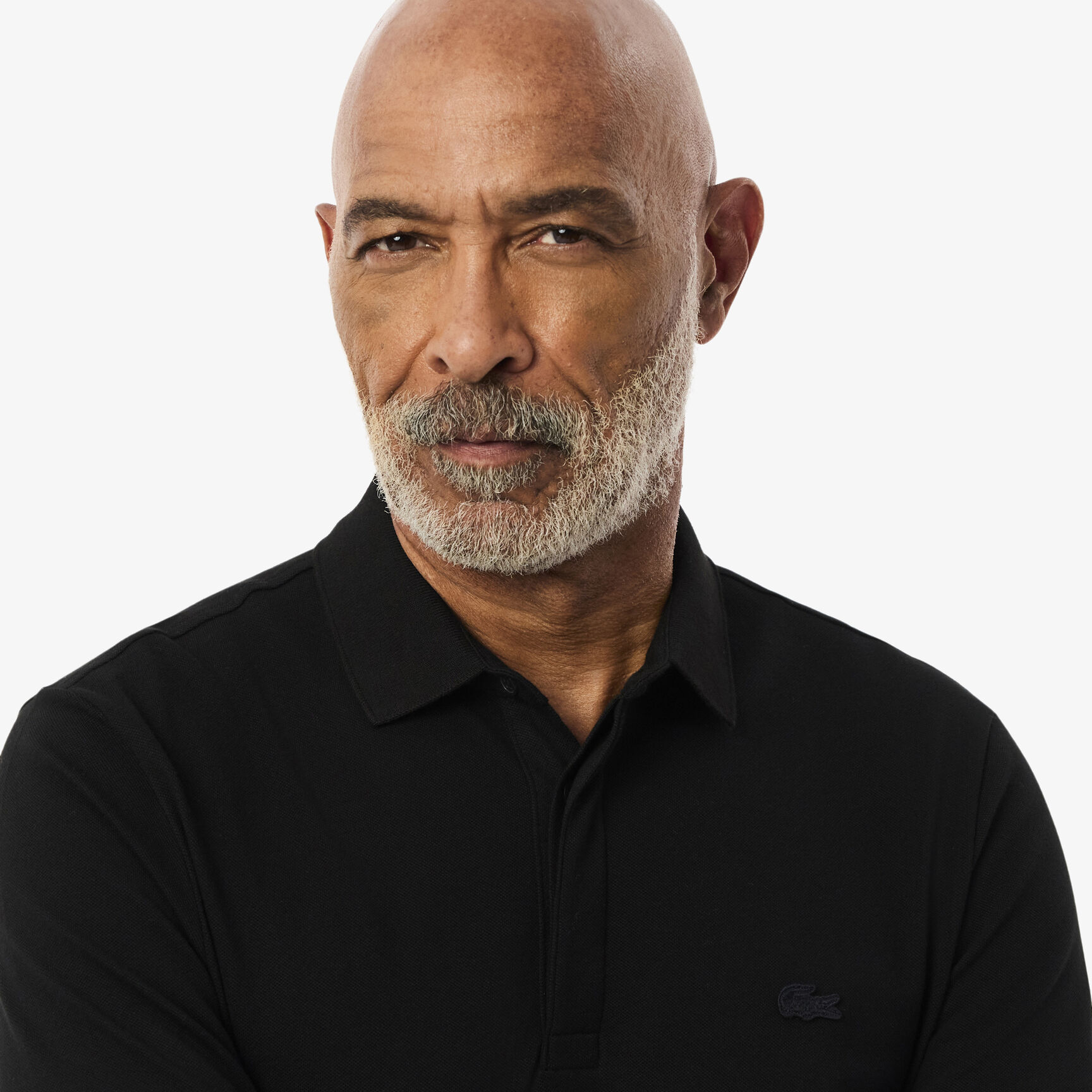 قميص بولو بيكيه باريسي بقصة عادية Smart Paris long sleeve stretch cotton Polo Shirt - PH2481-00-031