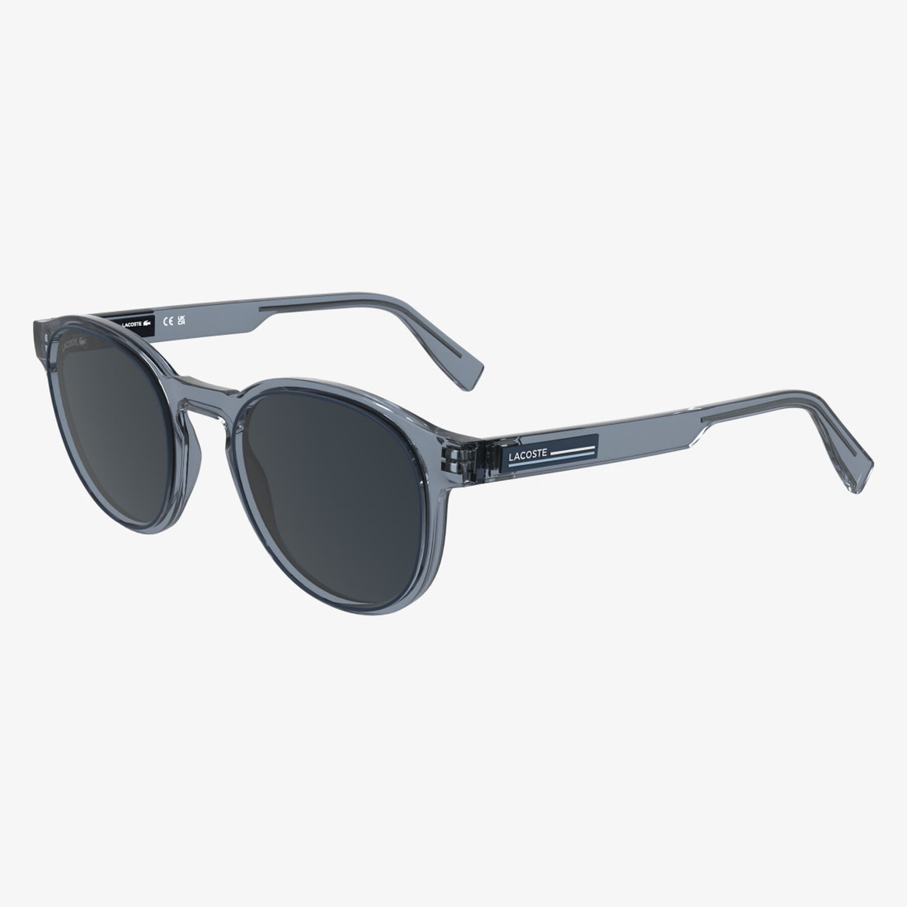 نظارات طيار لاكوست دائرية بخطوط مطاطية Lacoste Sunglasses - L6055S-038