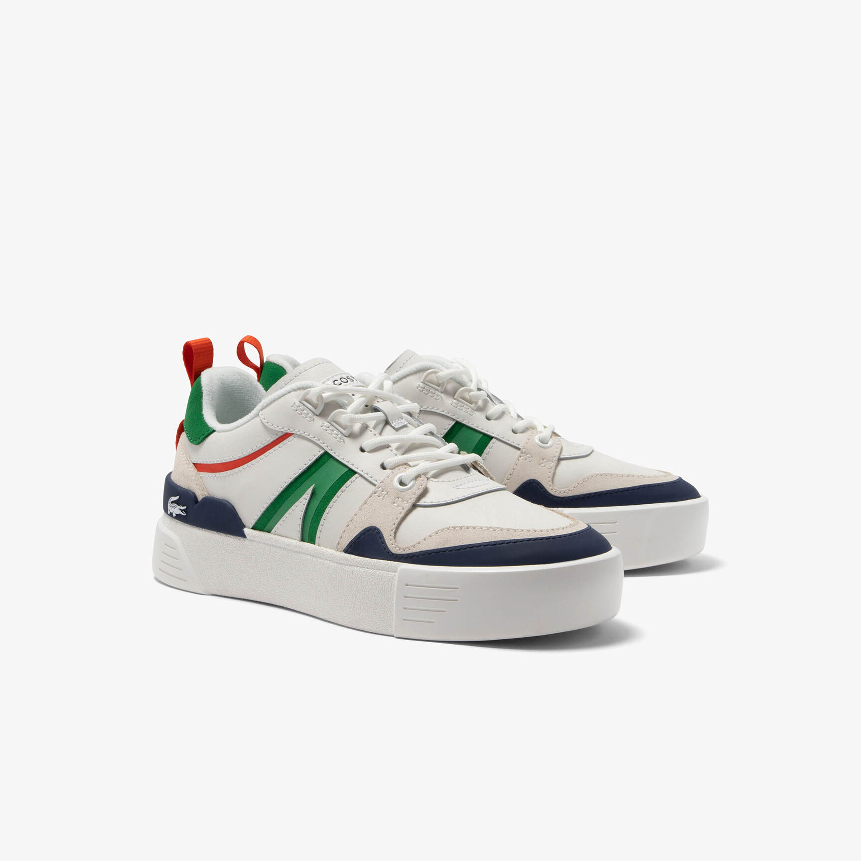 Buy Women's L002 Leather and Mesh Trainers | Lacoste UAE