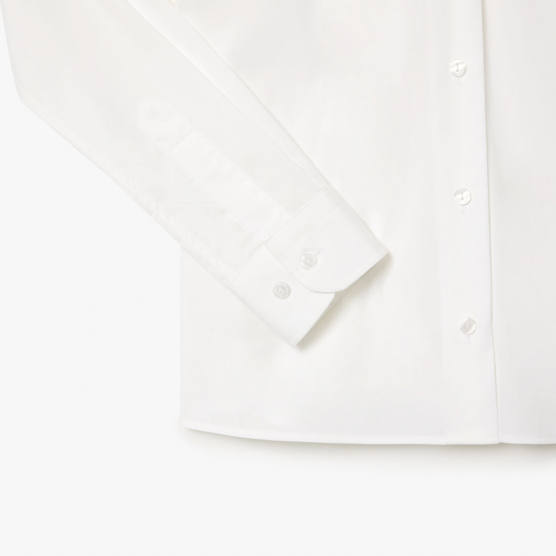 قميص بوبلين بياقة مضلعة Poplin Shirt with Ribbed Collar - CF3462-00-001