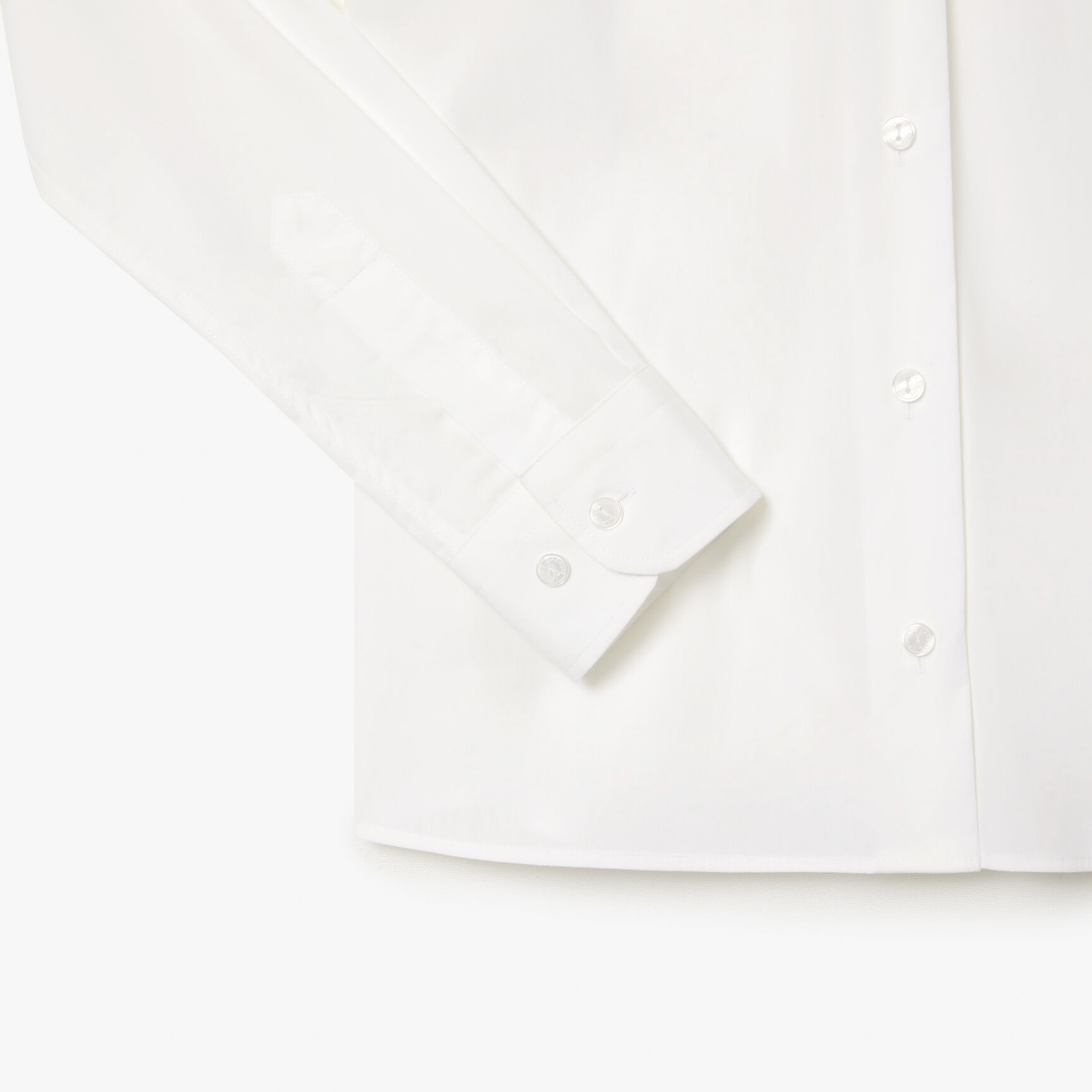قميص بوبلين بياقة مضلعة Poplin Shirt with Ribbed Collar - CF3462-00-001