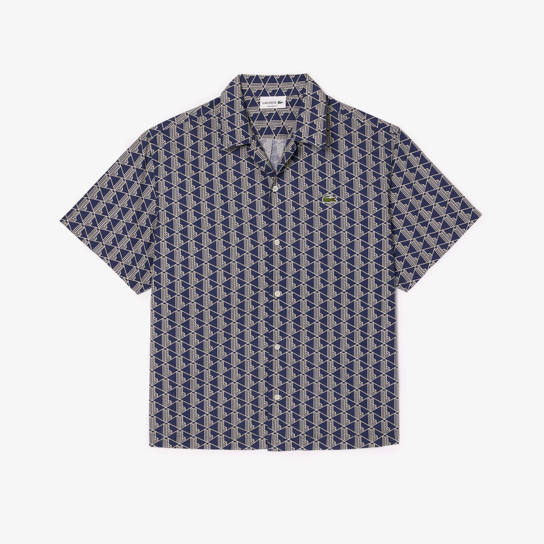 Short Sleeved Monogram Print Shirt - CH8792-00-QIE