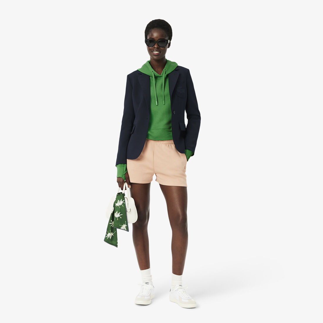 هودي قطني قصير Short Cut Cotton Hoodie - SF0281-00-SIW