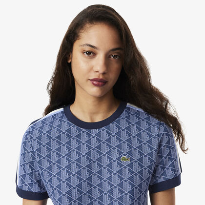 Slim Fit Monogram Jacquard T-shirt