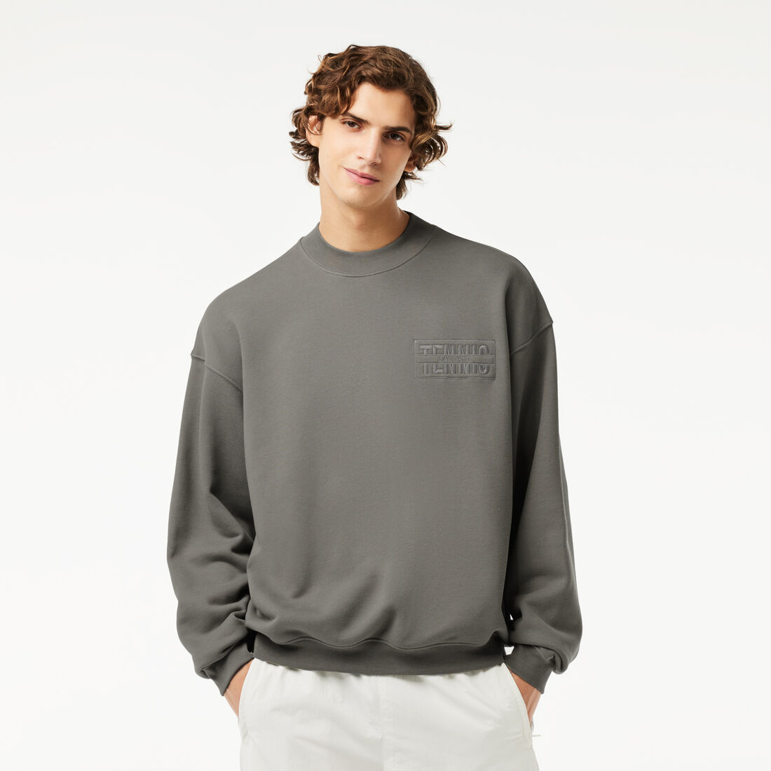 Oversize Embroidered Cotton Sweatshirt - SH2507-00-S7X