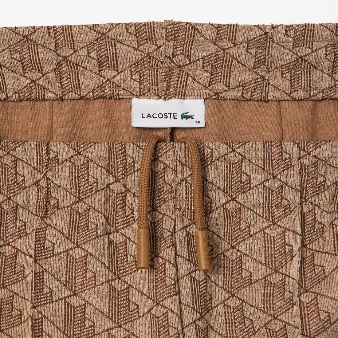 Flared Monogram Sweatpants Women's Lacoste Monogram Print Trackpants - XF9313-00-IRP