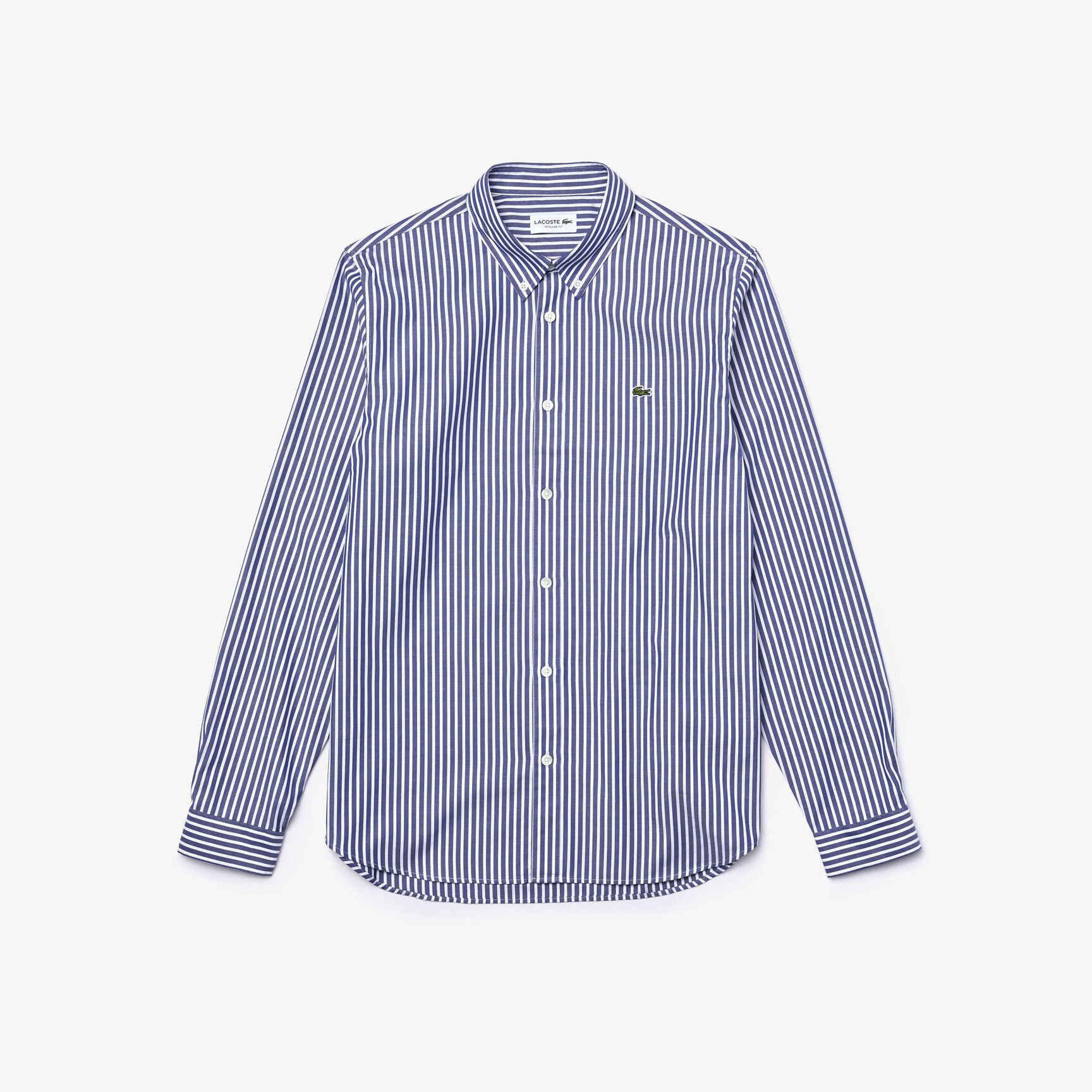 Men's Regular Fit Striped Cotton Shirt