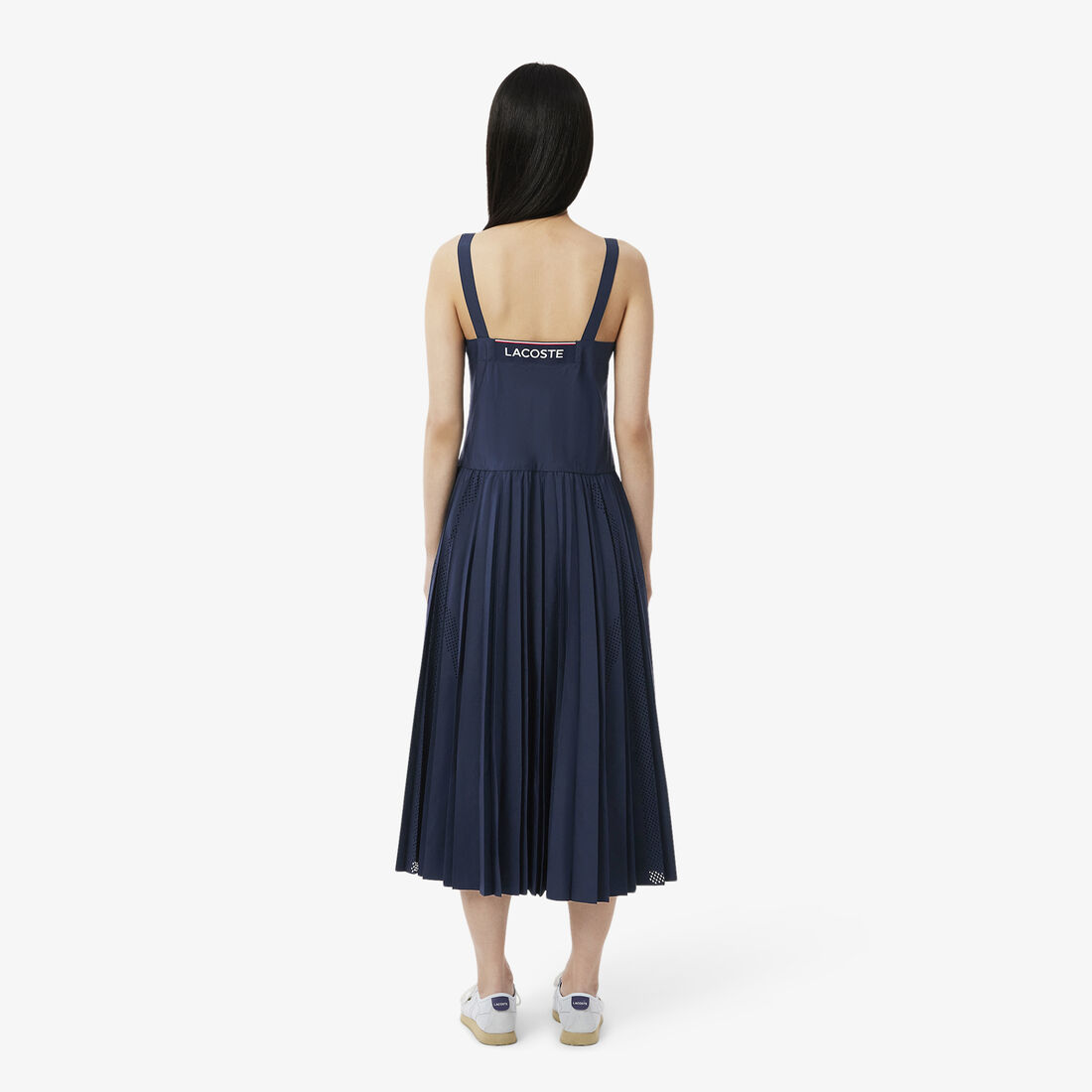 فستان طويل بحزام مطوي Long Pleated Strap Dress - EF9723-00-166