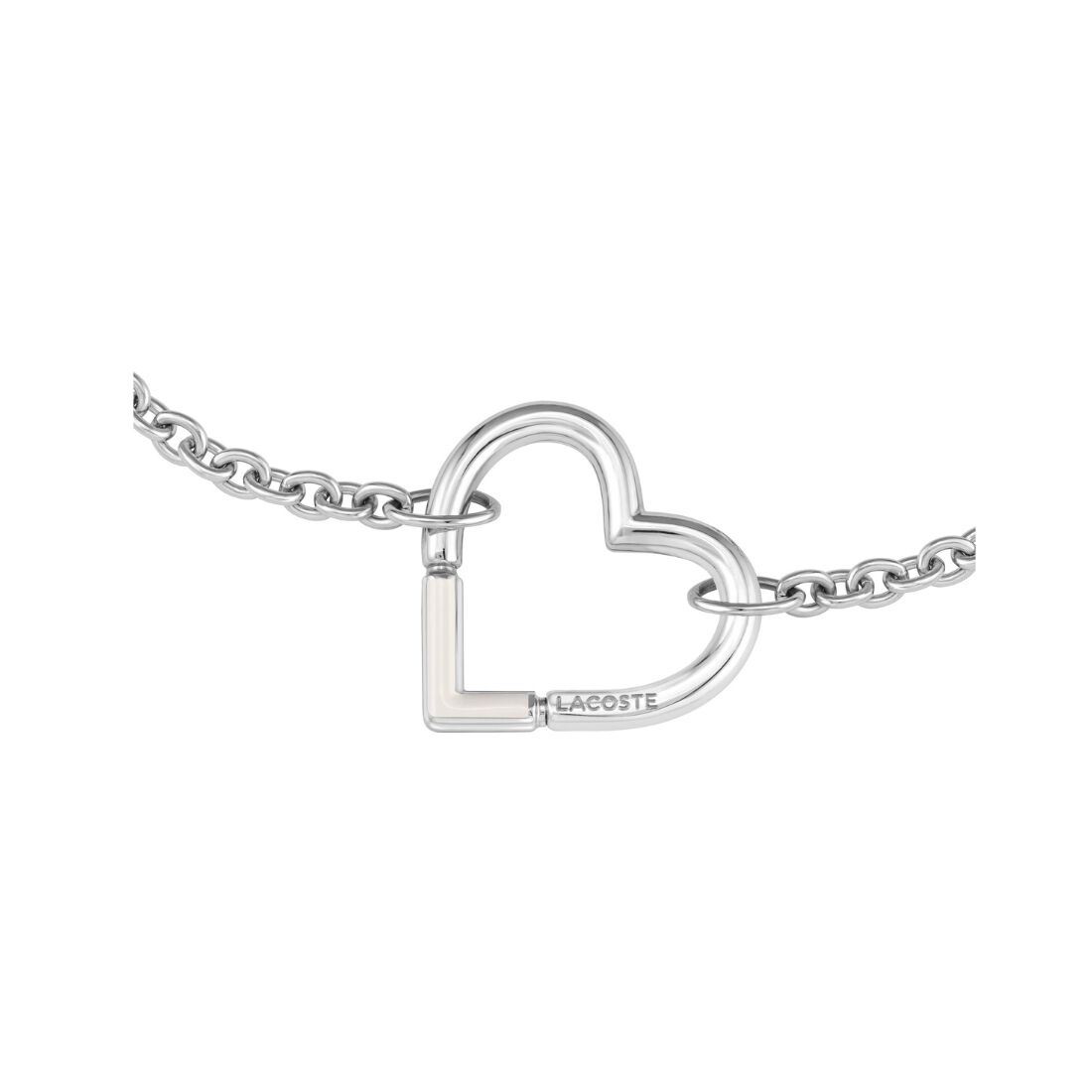 اسوارة لاكوست فضية للنساء Lacoste Silver Women Bracelet - 2040326-SILVER