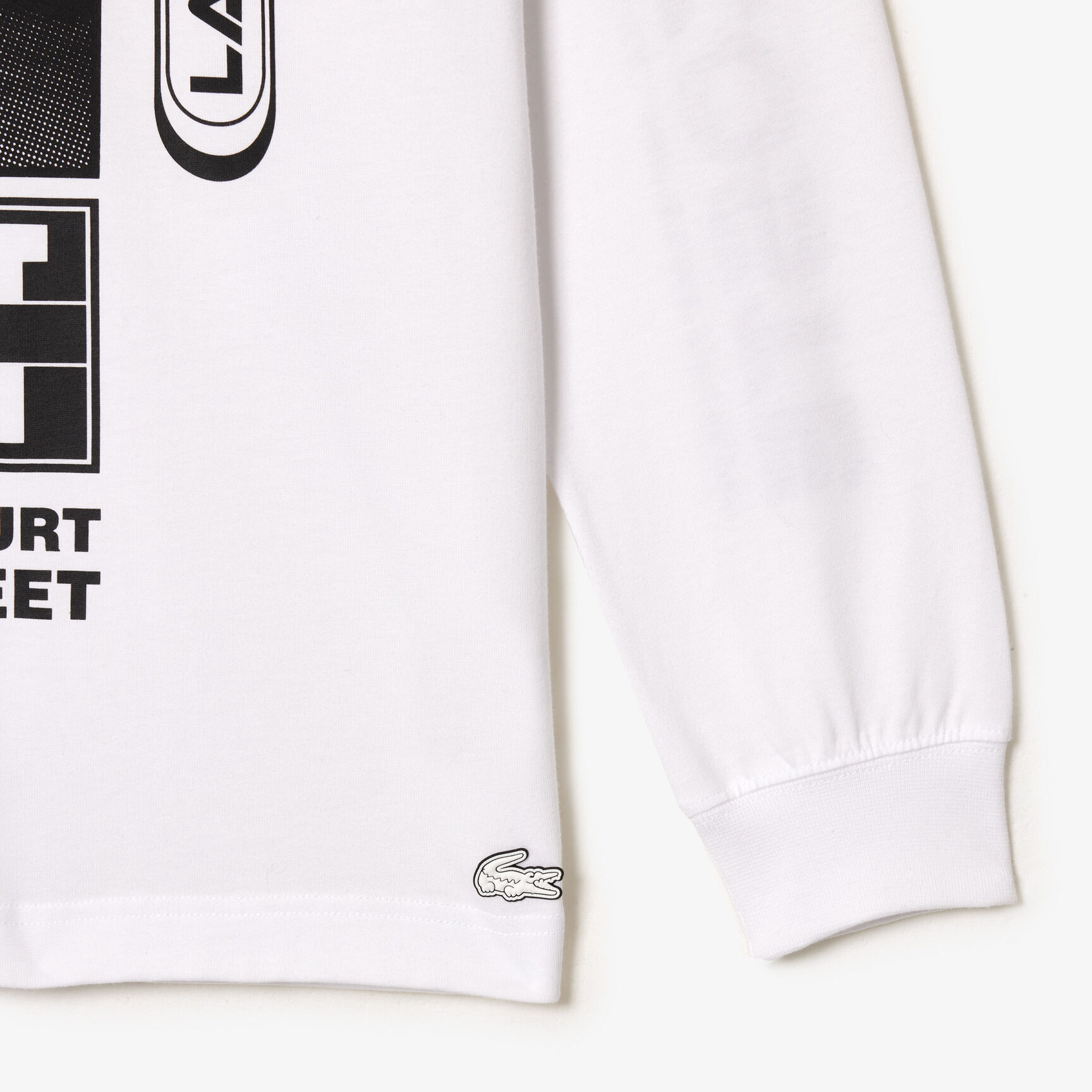 Loose fit T-shirt with Rene Lacoste print Loose fit T-shirt with René Lacoste print - TH2094-00-AU8