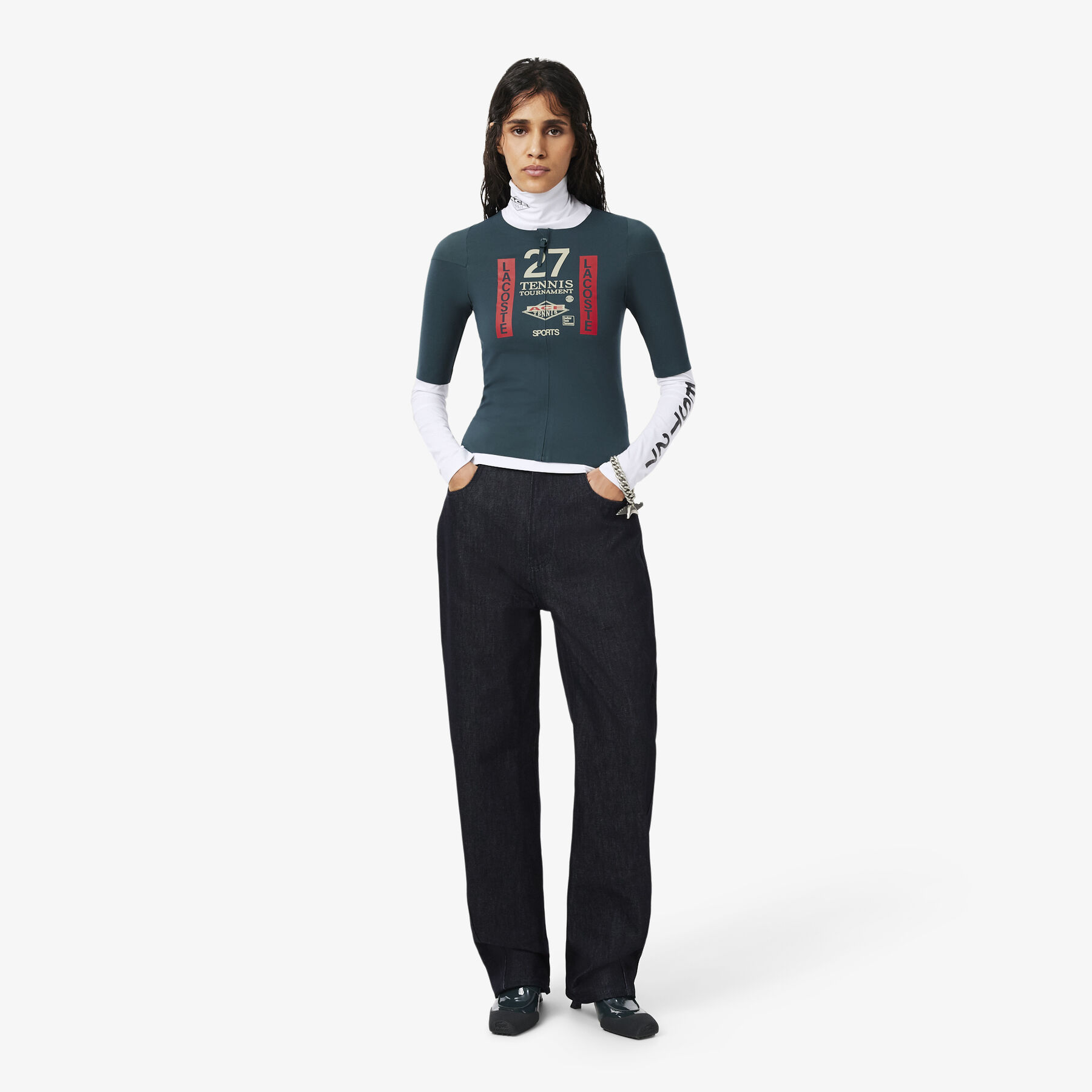Runway Oversized Indigo Denim Jeans lacoste runway oversized indigo denim jeans