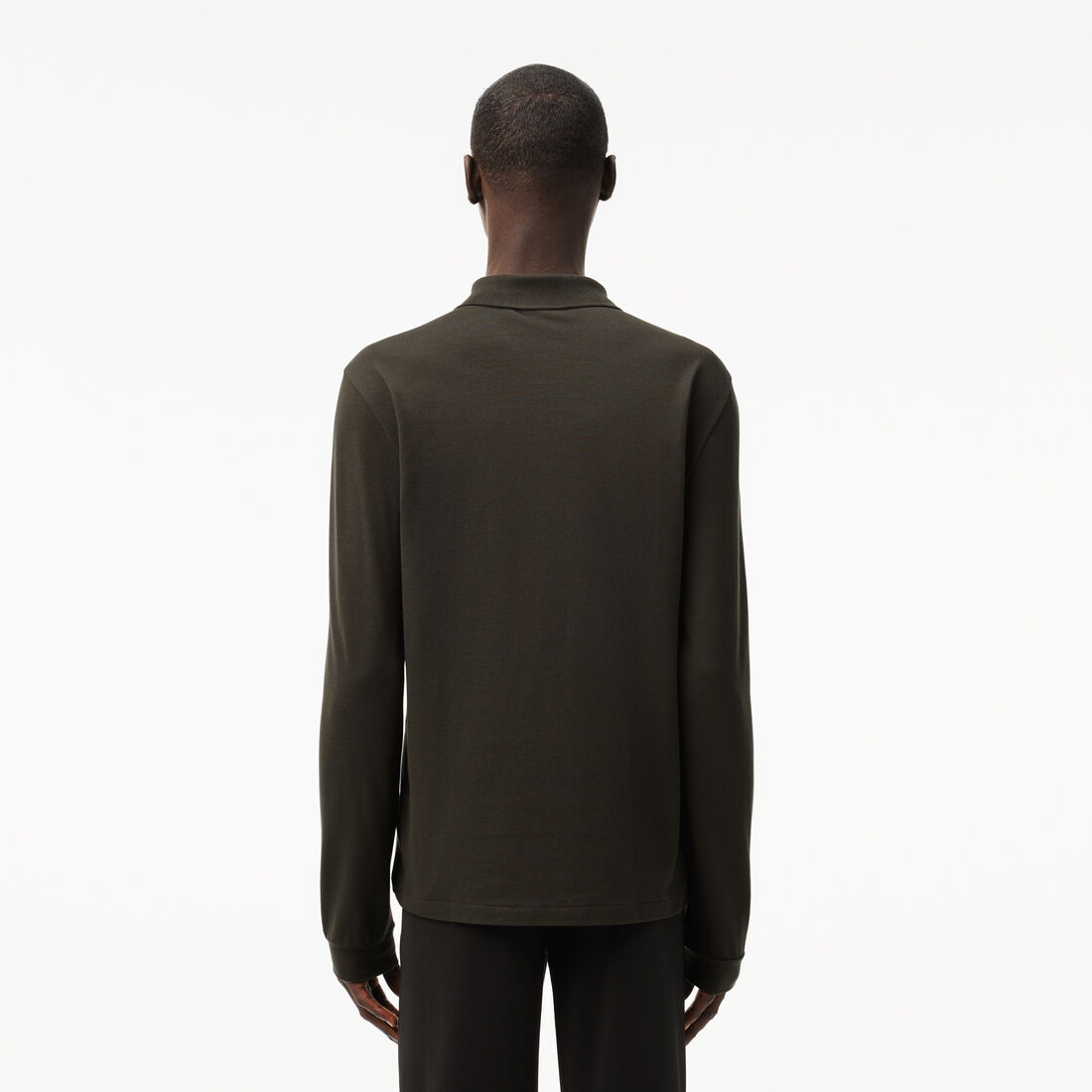 قميص بولو كلاسيكي بأكمام طويلة مقاس L.12.12 Original L.12.12 Long Sleeve Cotton Polo Shirt - L1312-00-L7A