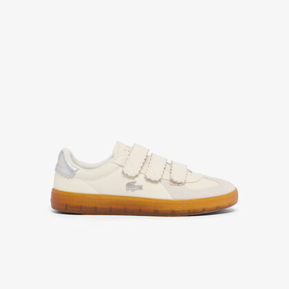lacoste women s baseshot pro strap leather sneakers