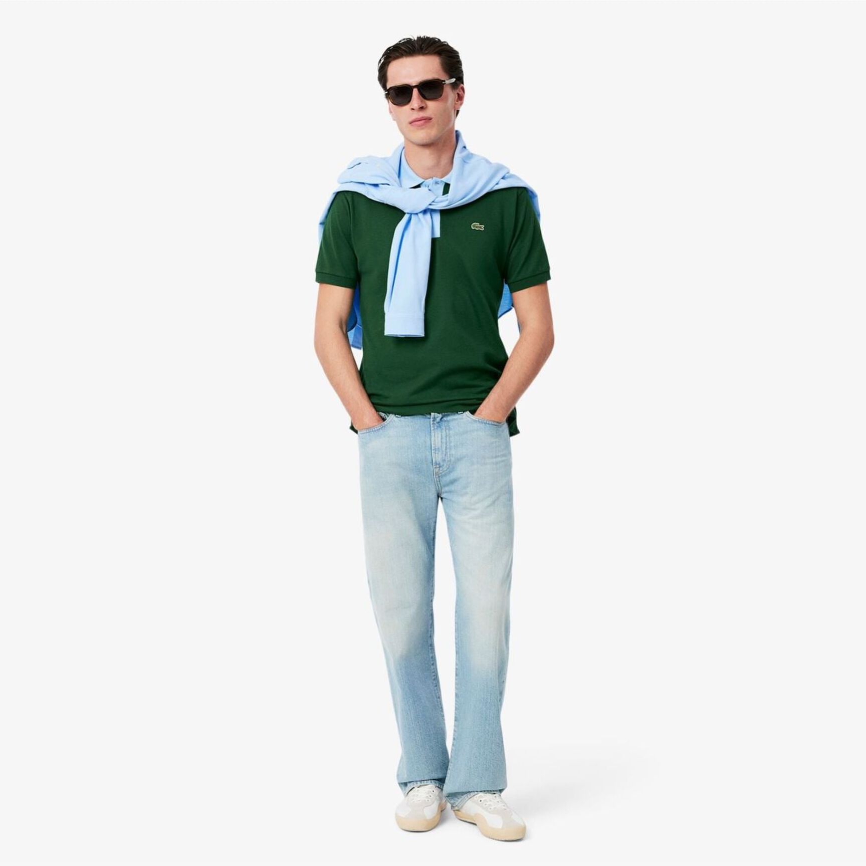 Classic Fit Contrast Collar L.12.12 Polo Shirt - PH9879-00-DQA