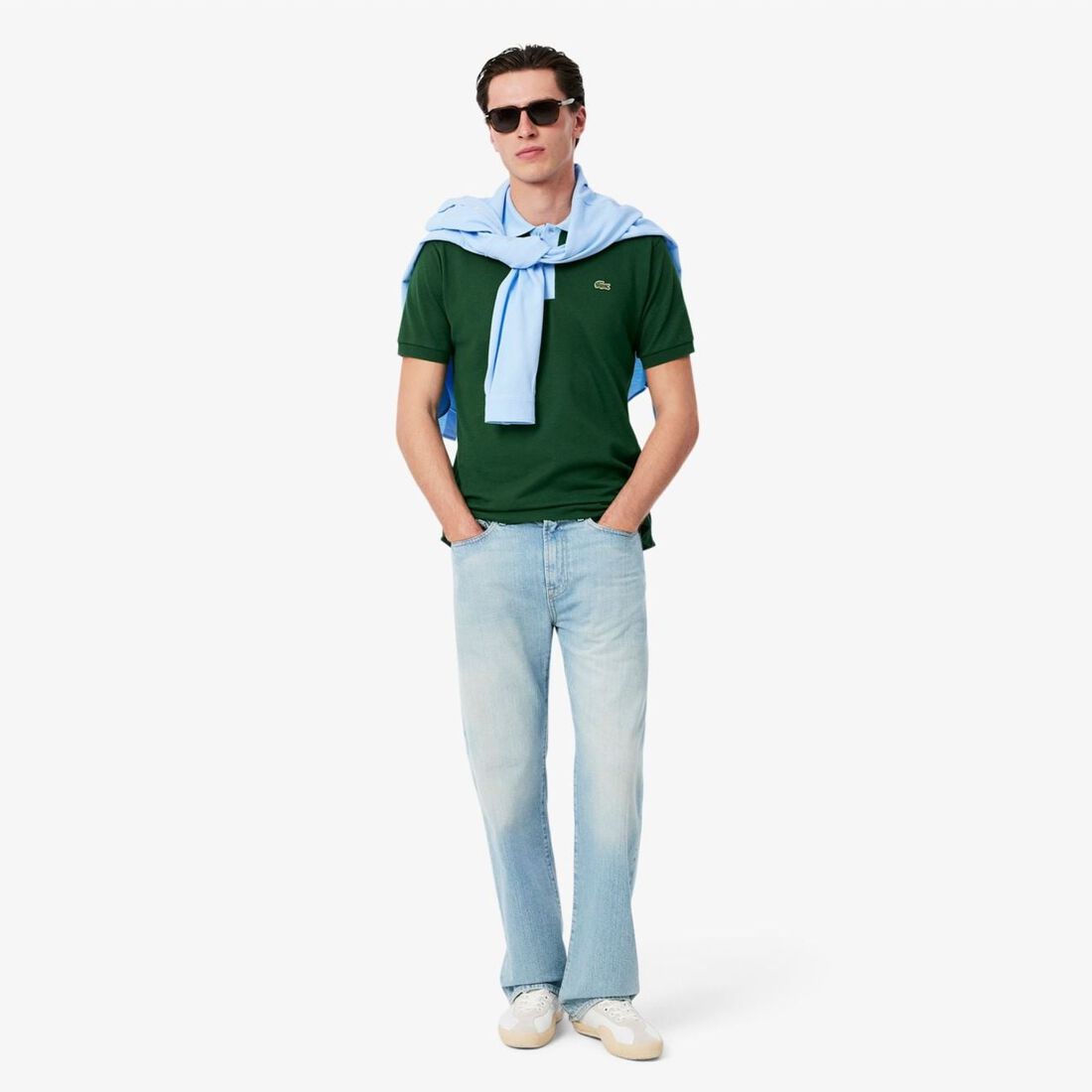 Classic Fit Contrast Collar L.12.12 Polo Shirt Classic Fit Contrast Collar L.12.12 Polo Shirt - PH9879-00-DQA