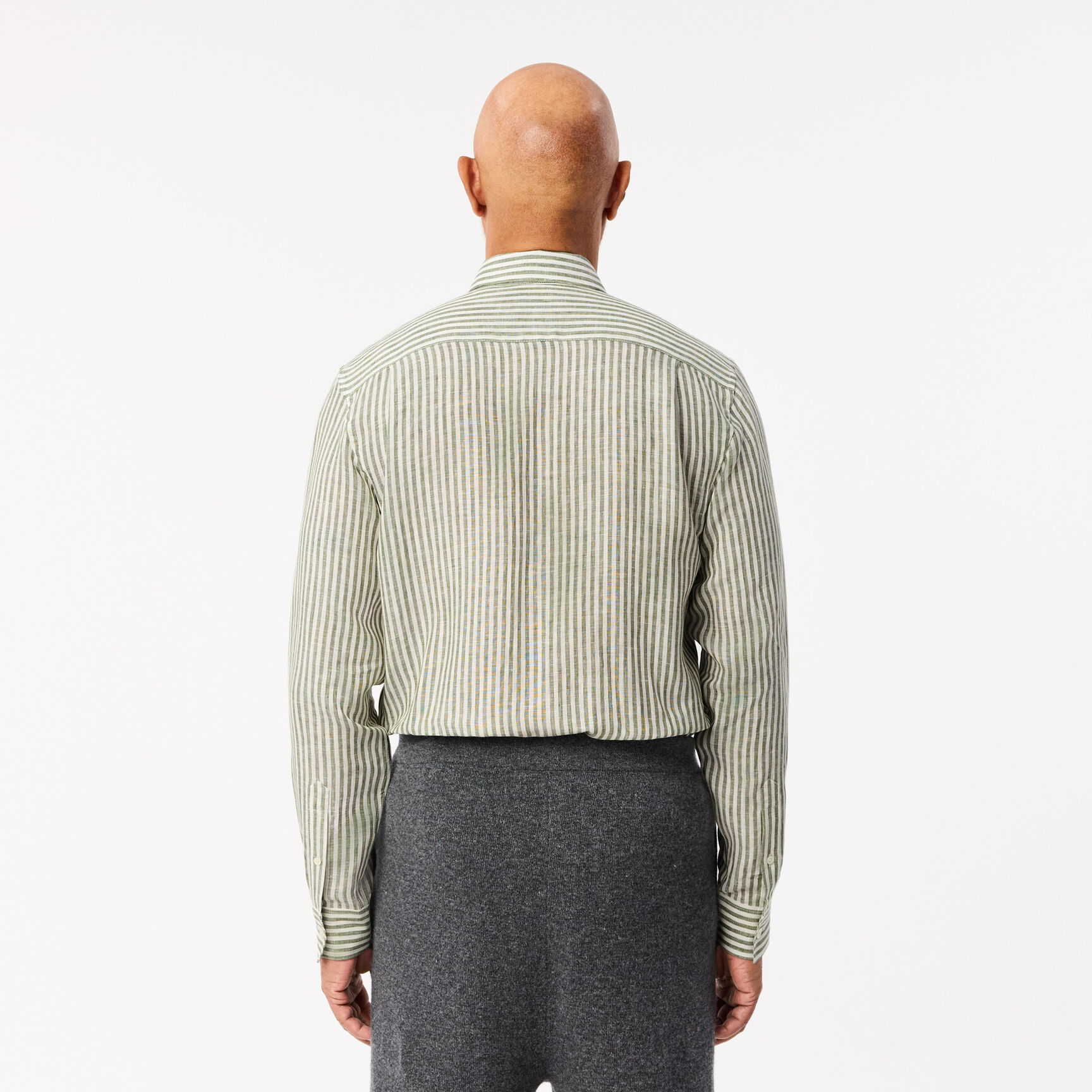 Regular Fit Striped Linen Shirt Regular Fit Linen Shirt - CH6985-00-ICD