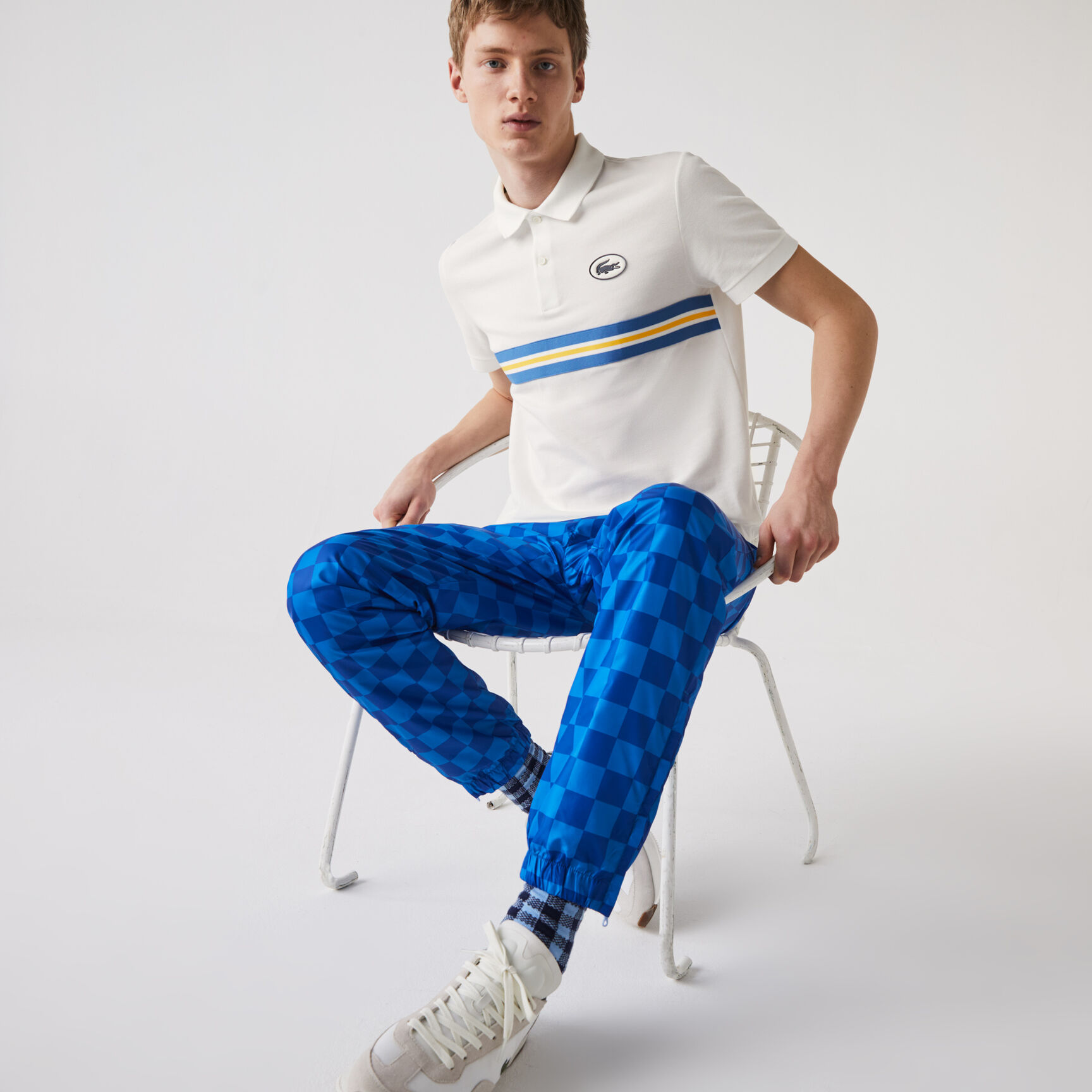 قميص بولو بيكيه القطن قصة عادية للرجال مع شارة من تراث العلامة قميص بولو بيكيه القطن قصة عادية للرجال مع شارة من تراث العلامة