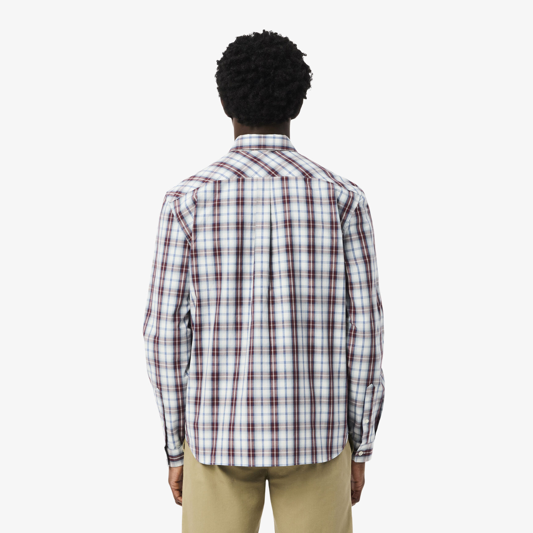 Regular Fit Poplin Plaid Shirt - CH5085-00-6AX