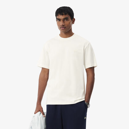 lacoste embroidered signature t shirt