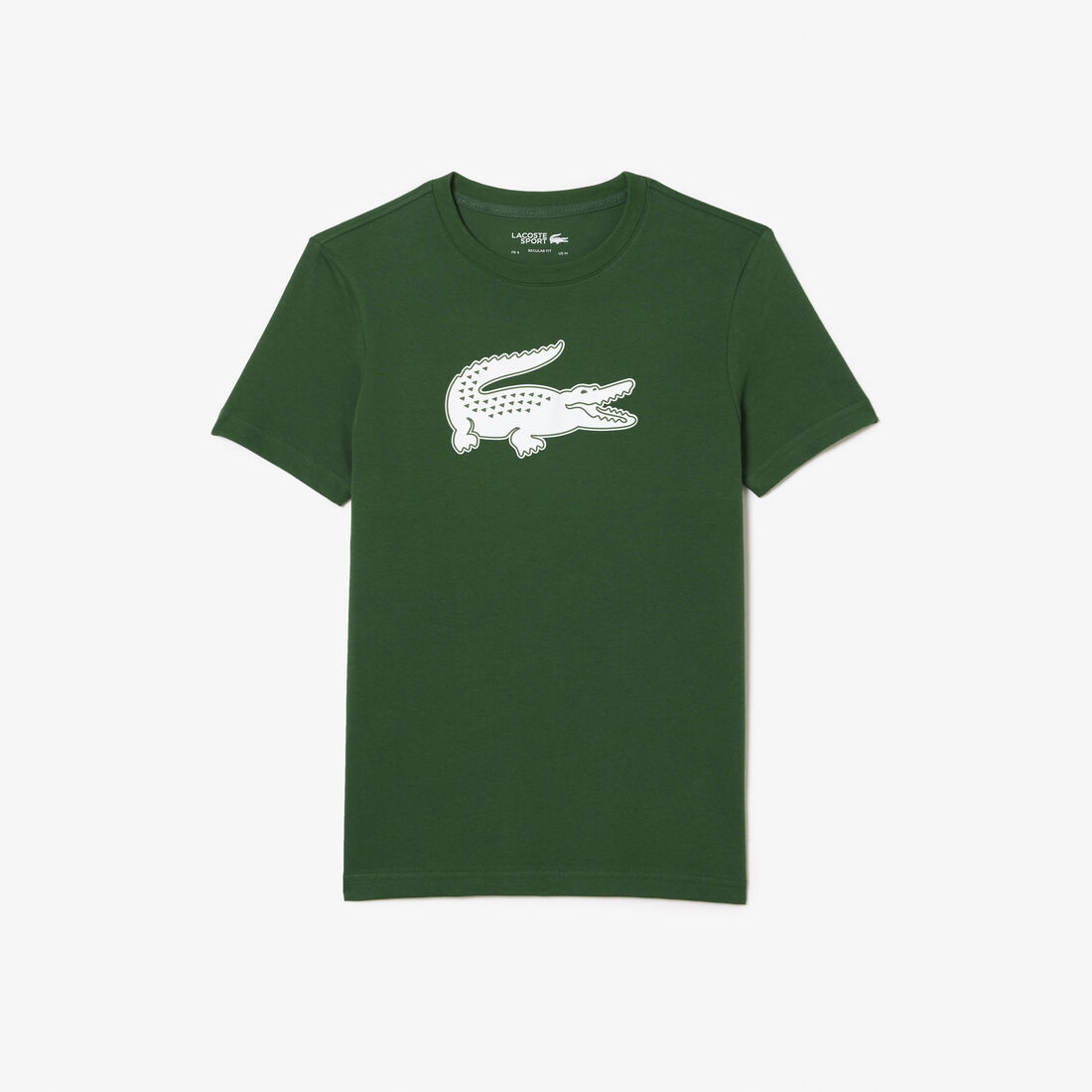 تي شيرت رياضي Ultra Dry XXL Men's Lacoste SPORT 3D Print Crocodile Breathable Jersey T-shirt - TH2042-00-291