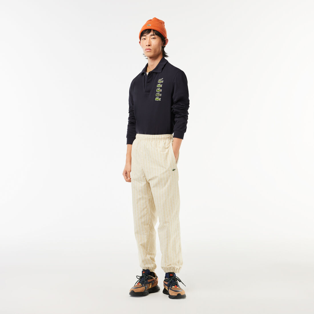 Long-Sleeved Original L.12.12 Multi Badge Polo Shirt Long-Sleeved Original L.12.12 Multi Badge Polo Shirt - PH3462-00-HDE