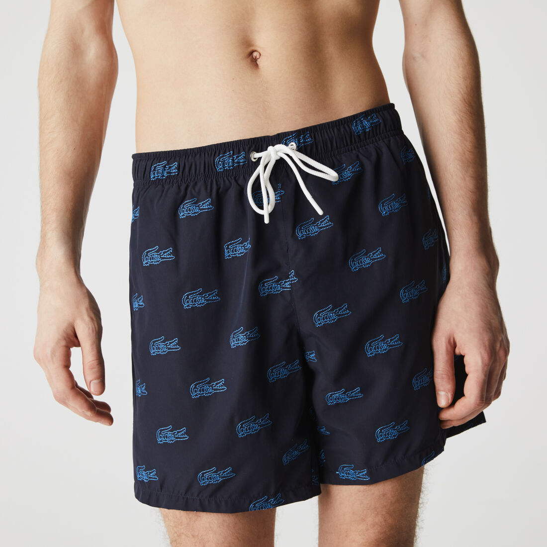 Men’s Embroidered Crocodile Design Swimming Trunks Men’s Embroidered Crocodile Design Swimming Trunks