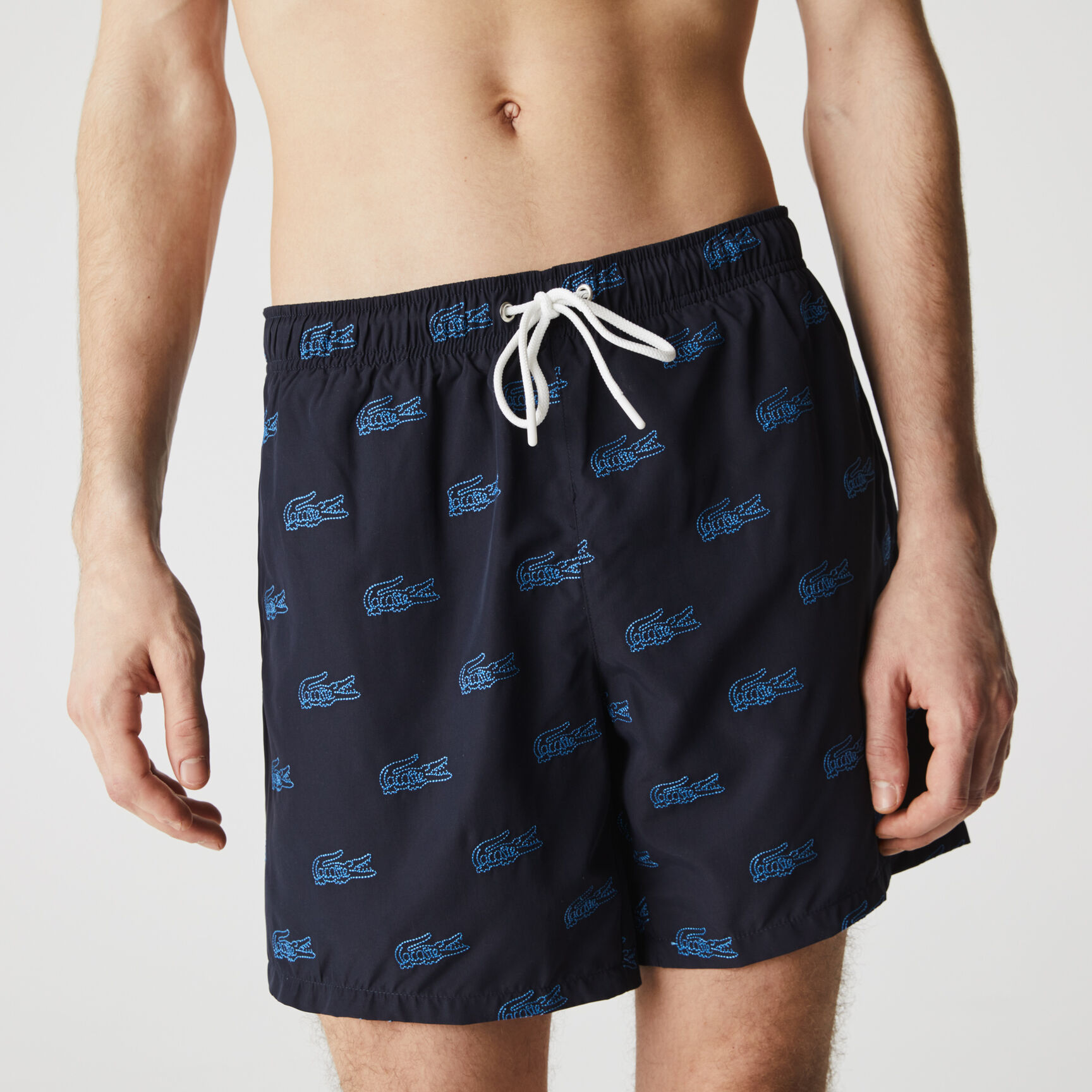 Men’s Embroidered Crocodile Design Swimming Trunks Men’s Embroidered Crocodile Design Swimming Trunks