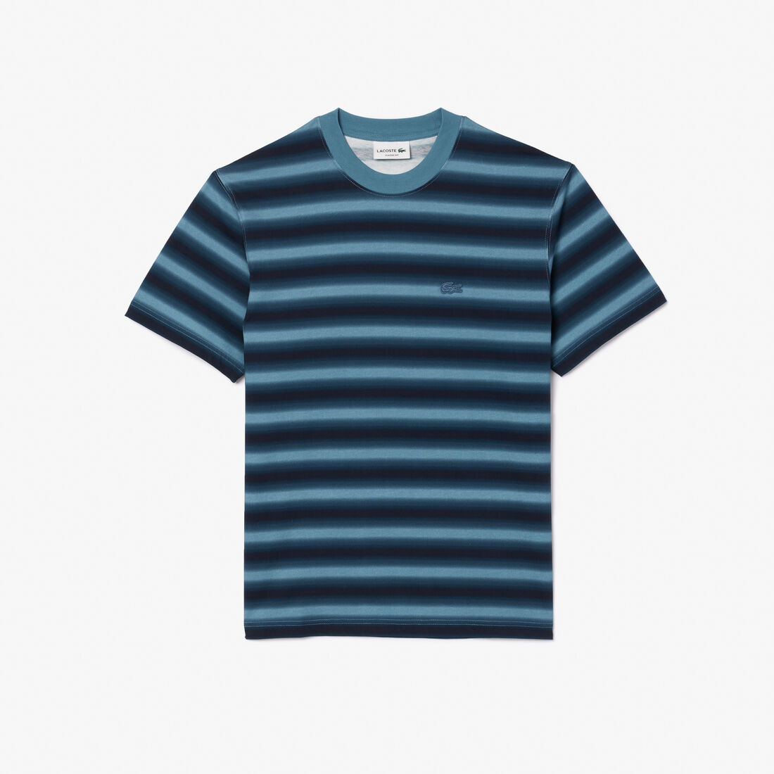 تي شيرت جيرسي بطبعة مخططة Stripe Print Jersey T-shirt - TH0290-00-GAI