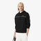 lacoste classic fit logo stripe sweatshirt