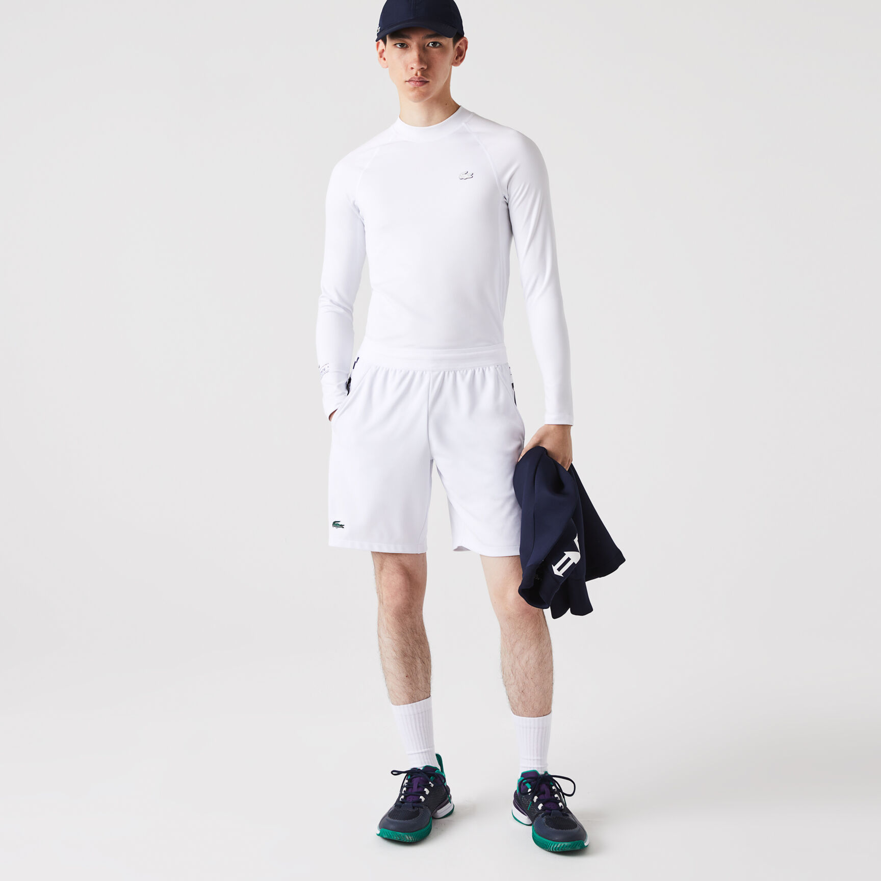 Men's Lacoste SPORT Contrast Print Tennis Shorts Men's Lacoste SPORT Contrast Print Tennis Shorts