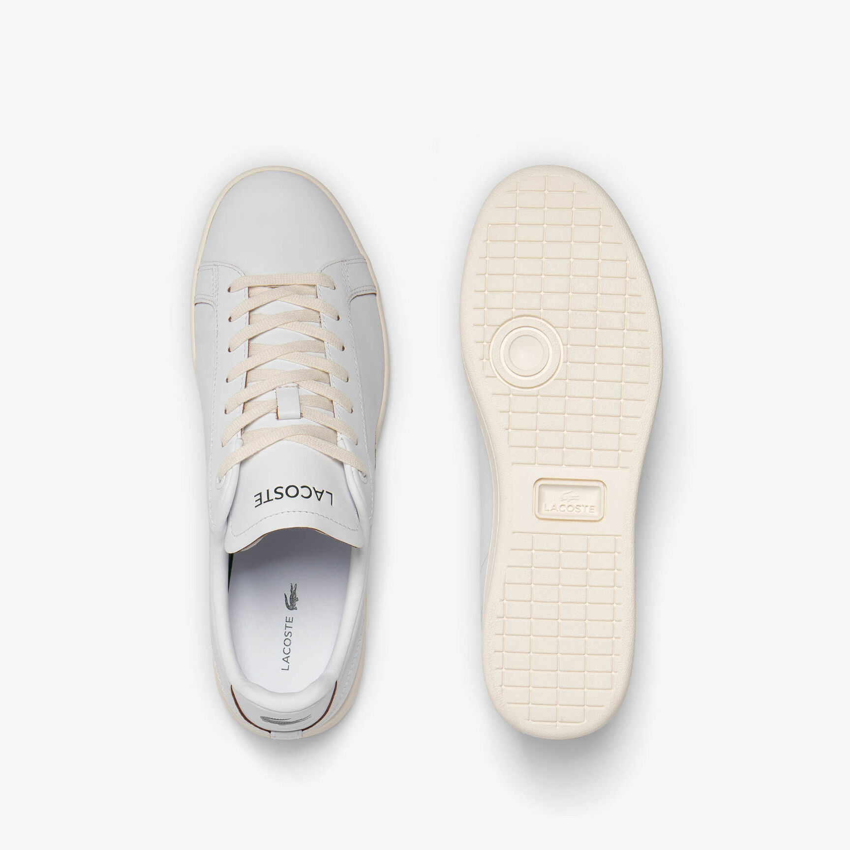 Buy Men's Carnaby Pro Tone on Tone Leather Trainers | Lacoste UAE