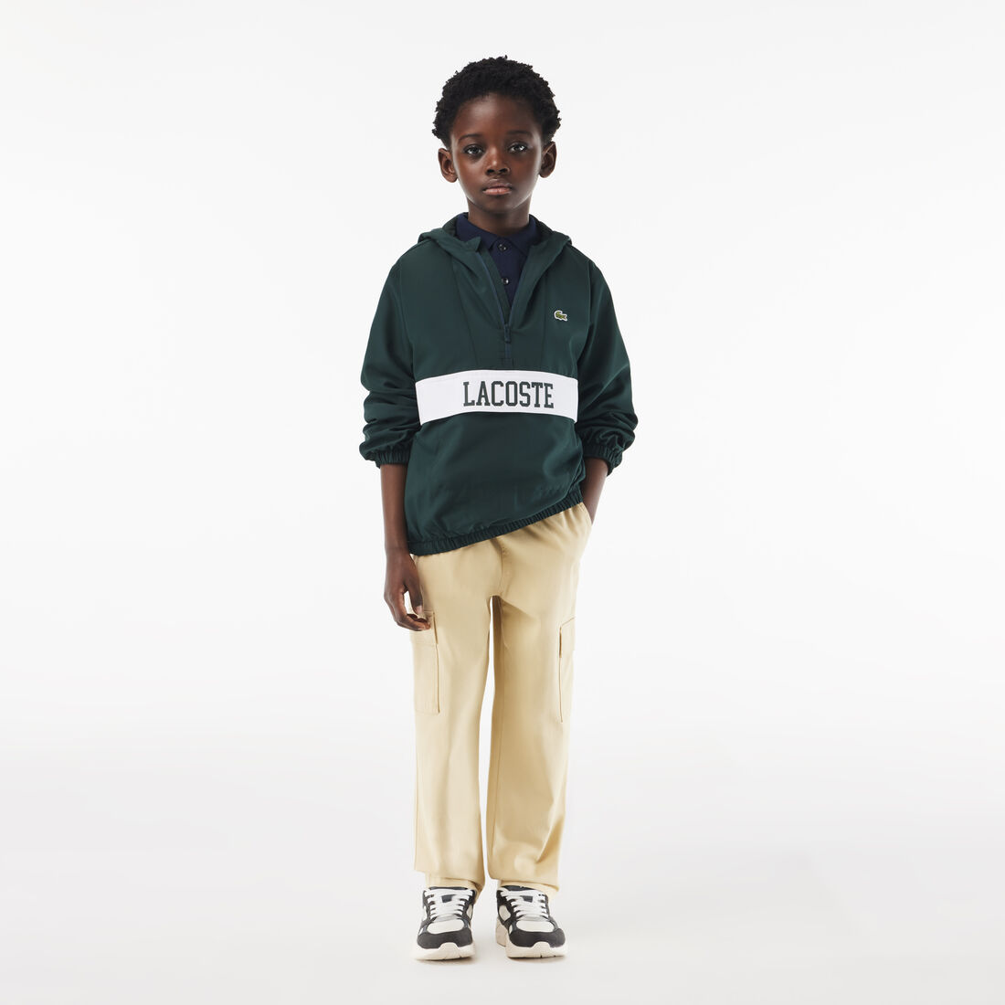 شورت لاكوست صوف وقطن عضوي ناعم للأطفال Kids' Lacoste Regular Fit Petit Pique Polo Shirt - PJ8915-00-166