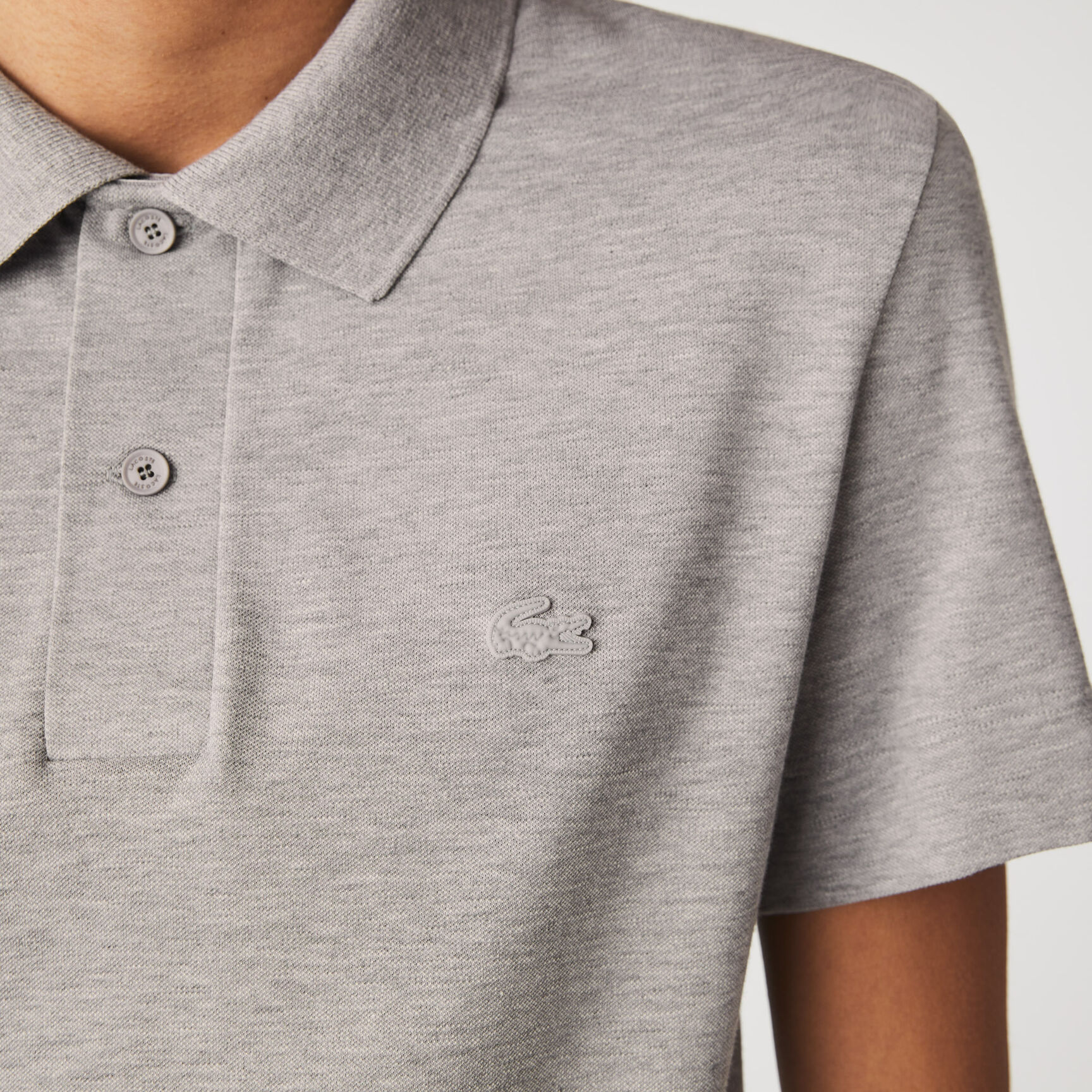 Men's Lacoste Slim Fit Organic Stretch Cotton Piqu&eacute; Polo Shirt