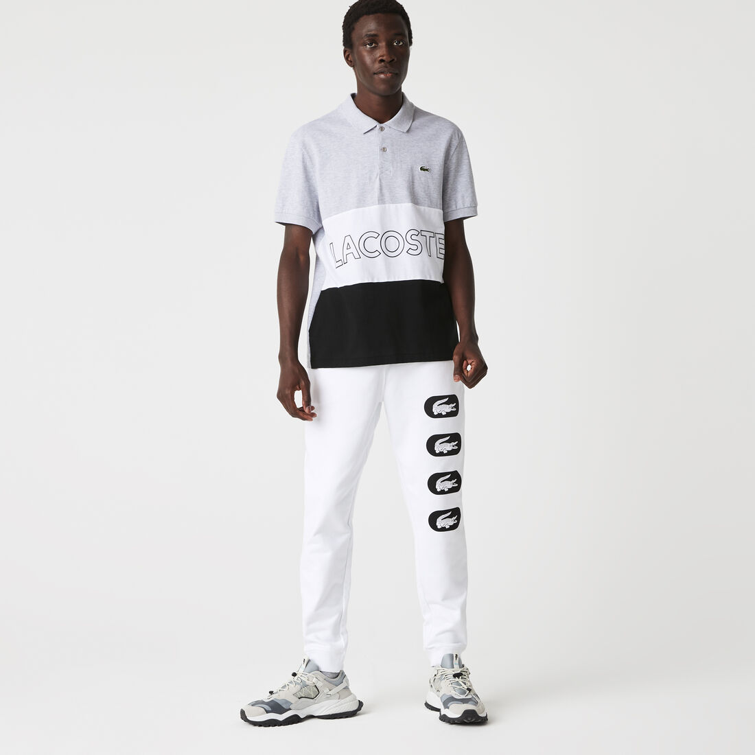 Men's Crocodile Print Fleece Jogging Pants