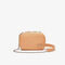 women s lacoste top grain leather square shoulder bag
