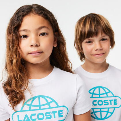 Cotton Jersey Planet Print T-shirt