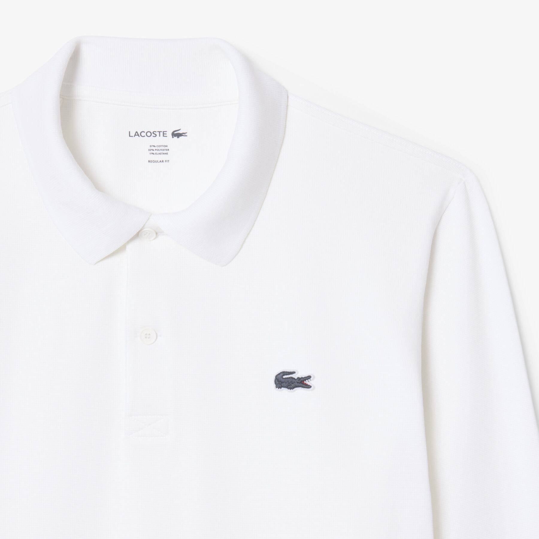 Regular Fit Long Sleeved Cotton Blend Polo Shirt lacoste regular fit long sleeved cotton blend polo shirt