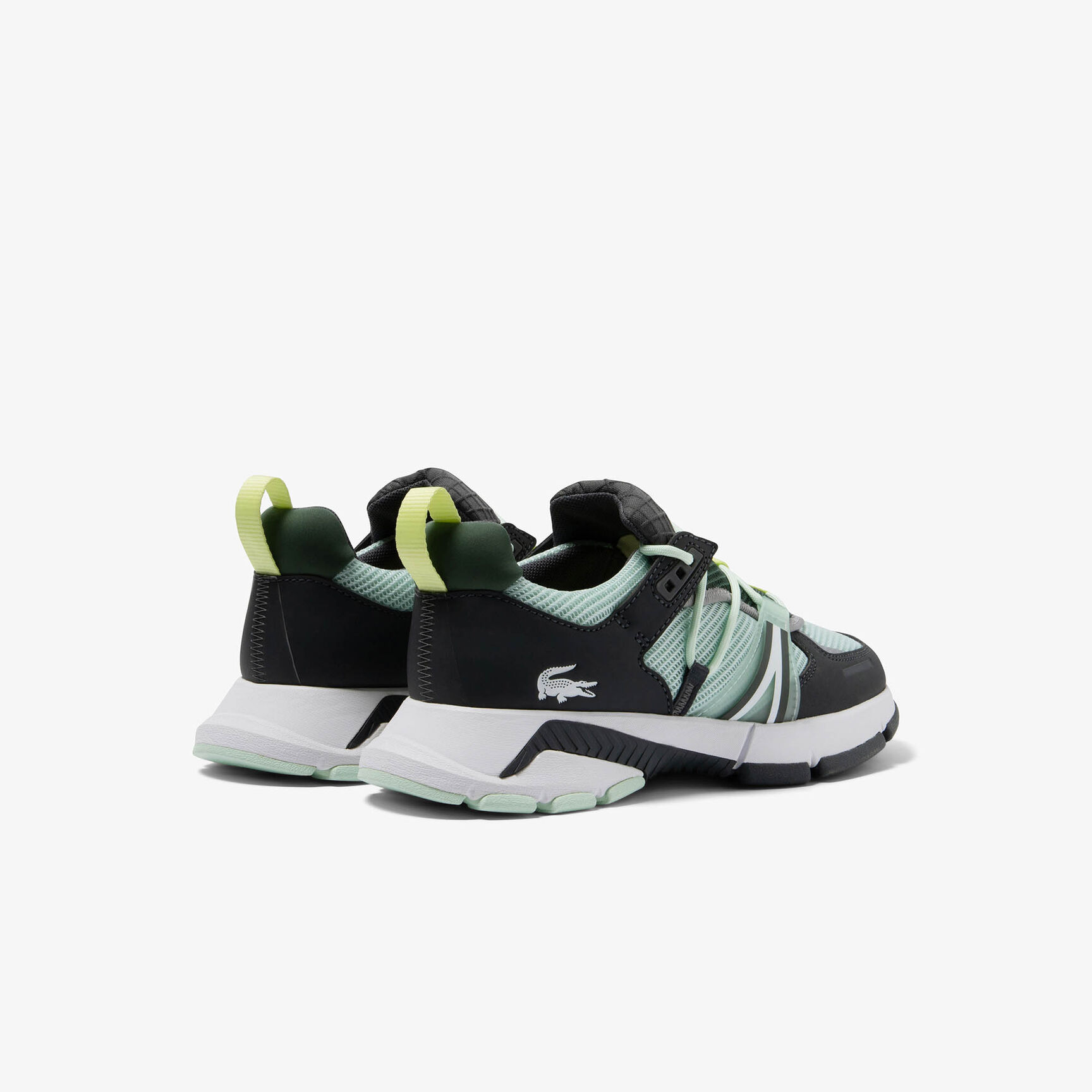 سنيكرز L003 قماش مزين بأربطة للنساء Women's Textile Lace System L003 Trainers - 46SFA0002-ANH