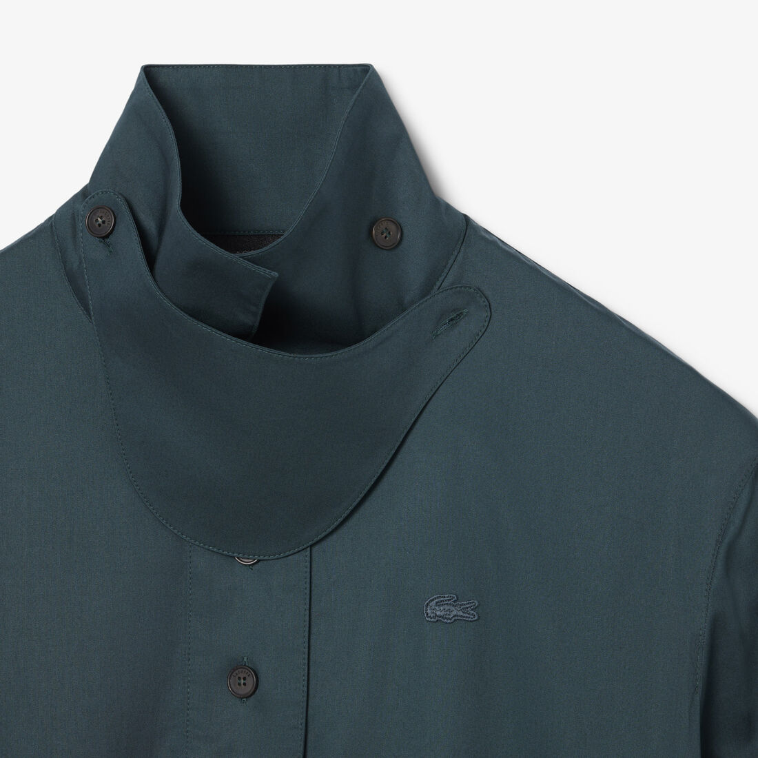 Runway Oversized Twill Mini Dress lacoste runway oversized twill mini dress