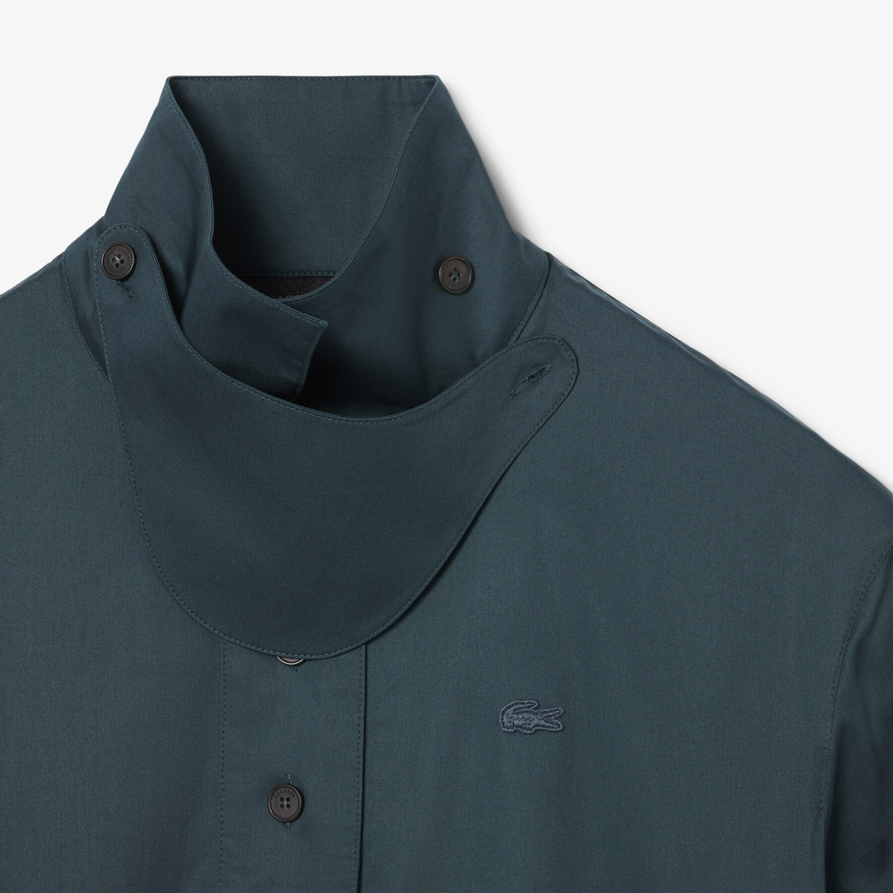 Runway Oversized Twill Mini Dress lacoste runway oversized twill mini dress